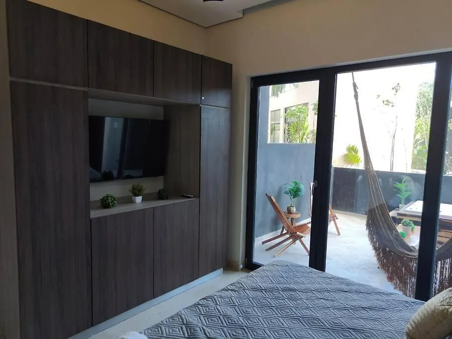 شقة A Pasos De La Playa, Con Terraza Y Jacuzzi تولوم